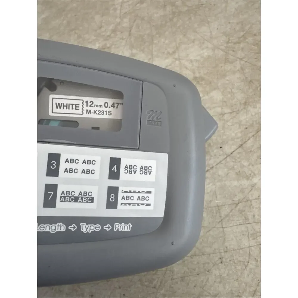 Brother P-Touch Personal Label Maker Electronic Labeling System Model PT-90 Gray